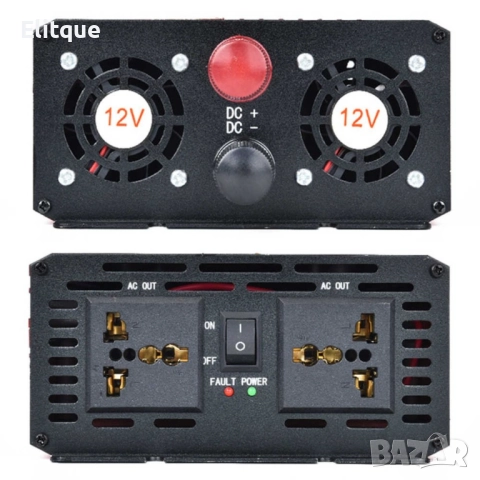 Инверторен преобразувател за ток с мощност 500W, 1000W, 2000W, 4000W, снимка 11 - Друга електроника - 52816322