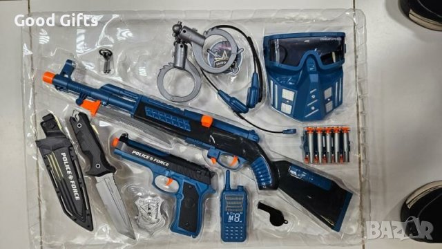 Детски полицейски комплект с пушка и много аксесоари, снимка 2 - Други - 43286857