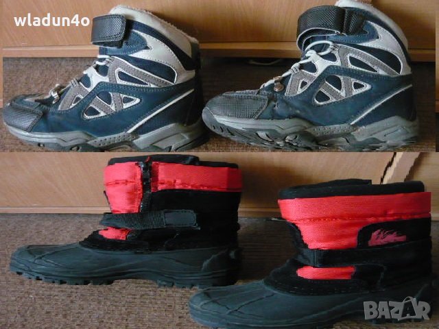 Топли ботички и апрески-н.32,стелка 20.5см-намалени-12лв,18