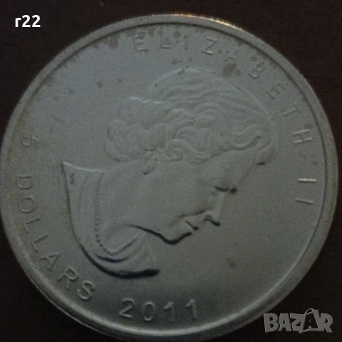 Сребро Канада 5 долара