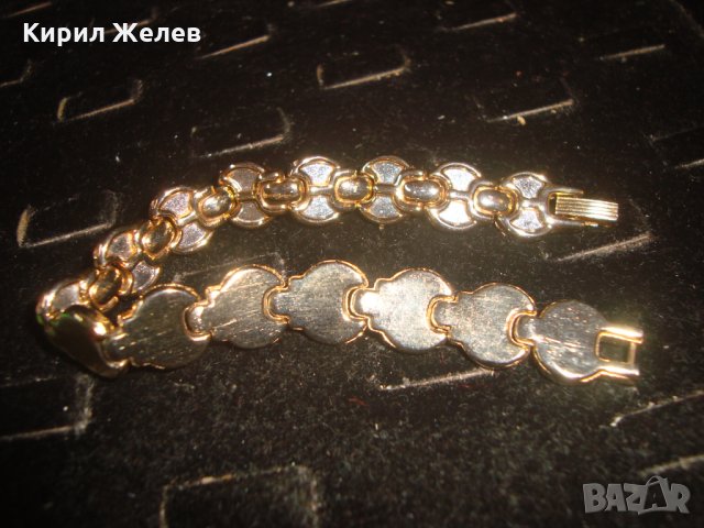 ПОЗЛАТЕНА МОДНА КРАСИВА ГРИВНА 22835, снимка 3 - Гривни - 33434890