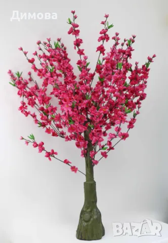 Дърво Ябълков цвят 100 см, снимка 7 - Изкуствени цветя - 48761953