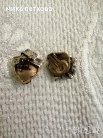 Старинни сребърни обеци