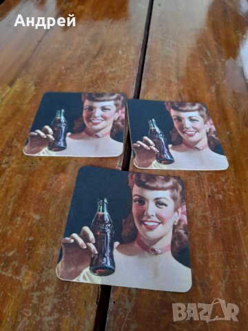 Подложки за чаши Кока Кола,Coca Colа, снимка 1 - Колекции - 39630903