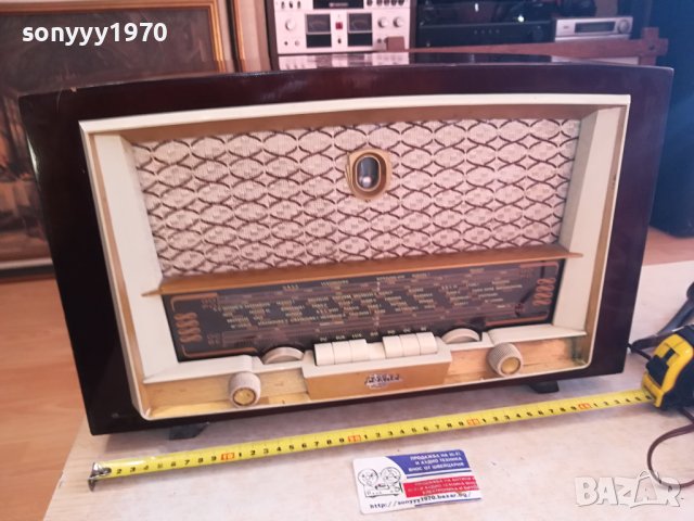 АНТИКА-СТАРО ФРЕНСКО ЛАМПОВО РАДИО 0512230835, снимка 3 - Радиокасетофони, транзистори - 43279279