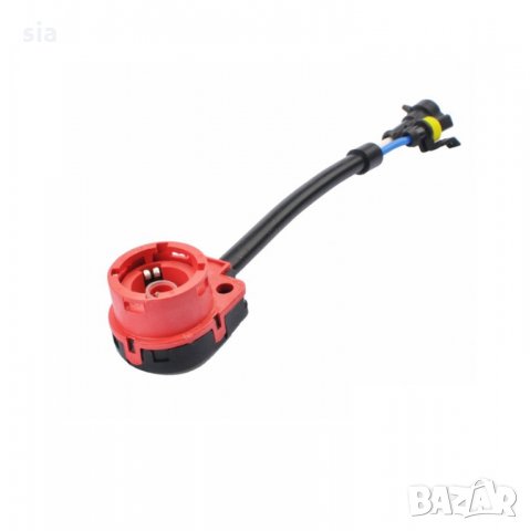 Кабел преходник за ксенон, кабел за ксенонови крушки, Адаптер, към D2S/D2R/D2C, Черен