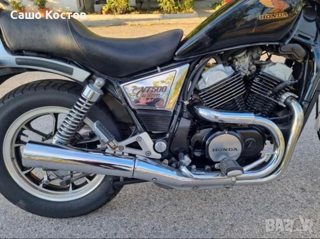 Honda Shadow VT 500 6 СКОРОСТИ А2  КАРДАН!, снимка 14 - Мотоциклети и мототехника - 50583048