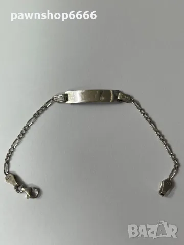 Сребърна гривна , снимка 4 - Гривни - 47700288