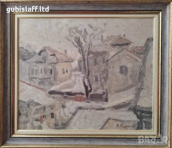 Картина "Зима в Балчик", худ. Живка Маринова, 2005 г.