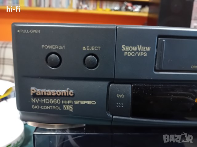 Видео рекордер Panasonic NV-HD660B Hi-Fi stereso 4 head, снимка 3 - Плейъри, домашно кино, прожектори - 43580525