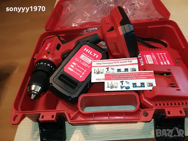 HILTI LI-ION МАШИНА С ЗАРЯДНО И 2БР БАТЕРИИ 1508221329, снимка 8 - Винтоверти - 37698745