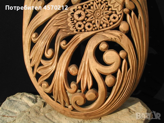 Дърворезба за подарък, Дървено пано за декорация, Пано за стена дърворезба, Дърворезба птица, снимка 5 - Декорация за дома - 52141606