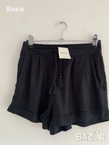 Черни къси панталонки черен панталон , снимка 5 - Къси панталони и бермуди - 40045438