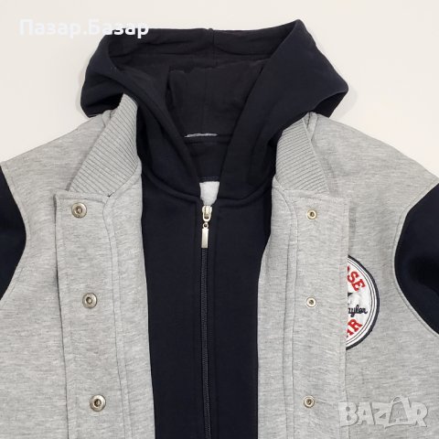 CONVERSE Hoodie Яке Ватиранo Худи Суичър Качулка XS-S, снимка 4 - Якета - 43186611