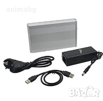 ANIMABG Кутия за HDD SSD 3.5 SATA преносим хард диск с USB връзка към PC компютър лаптоп Laptop NVR , снимка 4 - Захранвания и кутии - 44083632