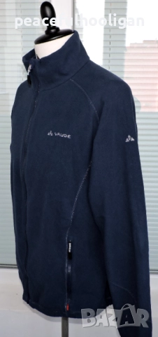 Vaude Outdoor Polar Fleece -мъжко тъмно сиво  поларено горнище с цип размер XL , снимка 6 - Якета - 52430204