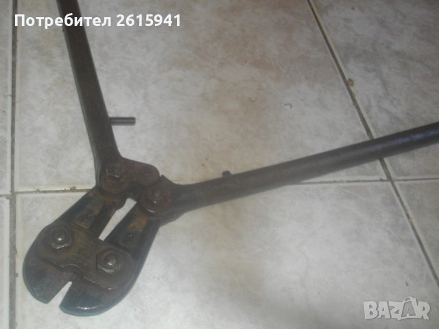 Немска Профи Ръчна Ножица Рязане Арматура-Различни-Старо Качество-От Стария Материал-Отлично Състоян, снимка 12 - Други инструменти - 43743611