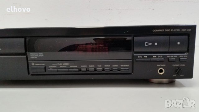 CD player SONY CDP-297 1, снимка 2 - MP3 и MP4 плеъри - 27623307