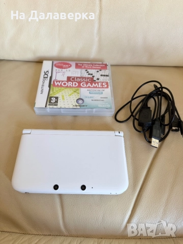 Nintendo 3DS XL бял|Модифициран | 16GB карта + зарядно |Отлично състояние, снимка 2 - Nintendo конзоли - 52343673