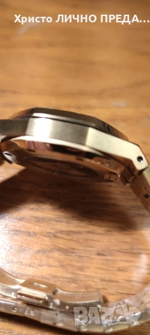 Промоция!!! Мъжки механичен часовник Yellow Gold 🪙 Audemars Piguet - Royal Oak - Blue Dial - 15202OR, снимка 7 - Мъжки - 53103757