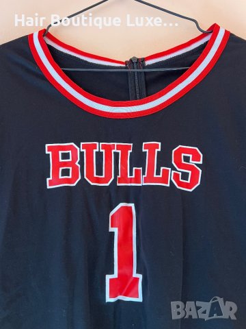 Ново боди с дълъг ръкав с надпис BULLS 🐂 🖤, снимка 2 - Други - 43823146