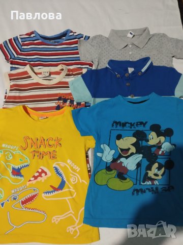 Сет от нови блузки къс ръкав 4-5 год.-18,90 лева за сет, снимка 2 - Детски тениски и потници - 37051758