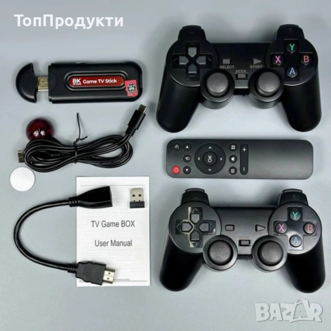 Q9Pro Game TV Stick – Вашият Портал към 49,000+ Игри и 4K Ultra HD Забавление, снимка 4 - Други игри и конзоли - 52931786