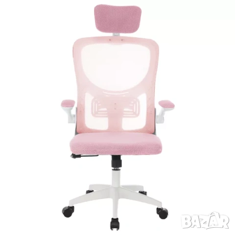 Офис стол за бюро розов или сив / Детски ученически стол за бюро, снимка 8 - Столове - 53279995