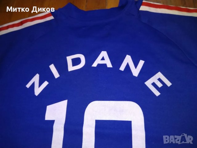 Франция футболна тениска №10 Зинедин Зидан размер ХЛ, снимка 5 - Футбол - 47677980