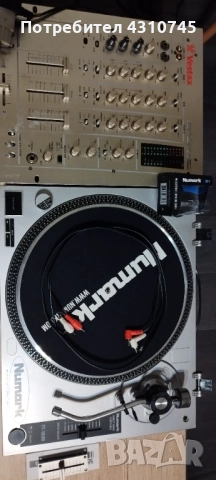 Vestax pcv-275 DJ mixer, Numark TT-1520 Директ драйв и доза Numark CS1