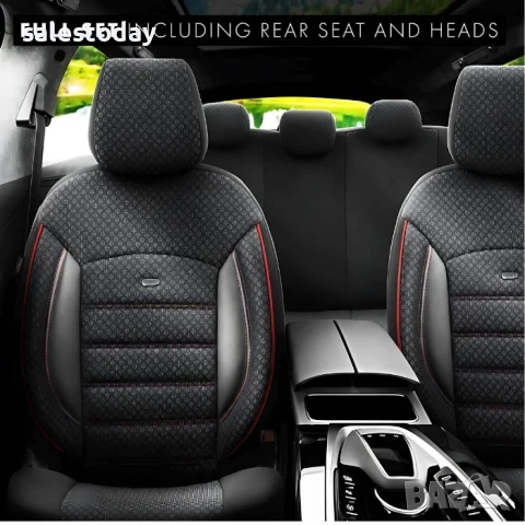 Тапицерия за седалки Otom Sport Plus PLS102 (черночервено), снимка 7 - Аксесоари и консумативи - 48678940