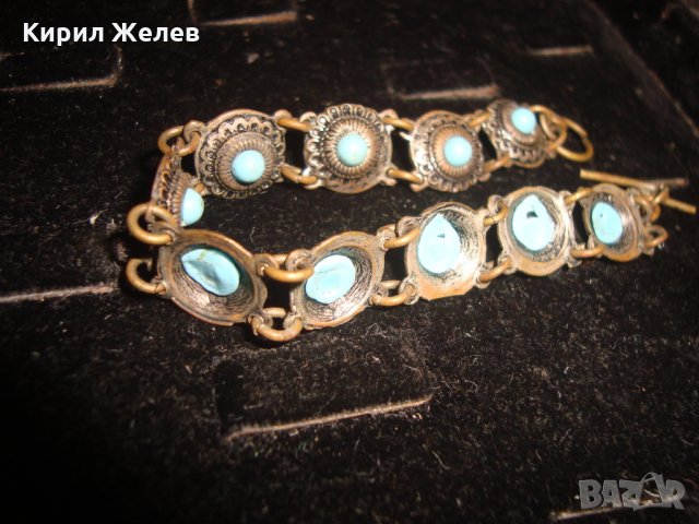 19 век ВЪЗРОЖДЕНСКА ТЮРКОАЗЕНА БРОНЗОВА ПОСРЕБРЕНА ЕТНОГРАФСКА ГРИВНА РЪЧНА ИЗРАБОТКА СТАРА 57151, снимка 11 - Антикварни и старинни предмети - 33216261