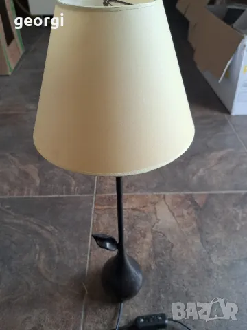 стилна дизайнерска бронзова настолна лампа 8/2, снимка 7 - Настолни лампи - 49939119