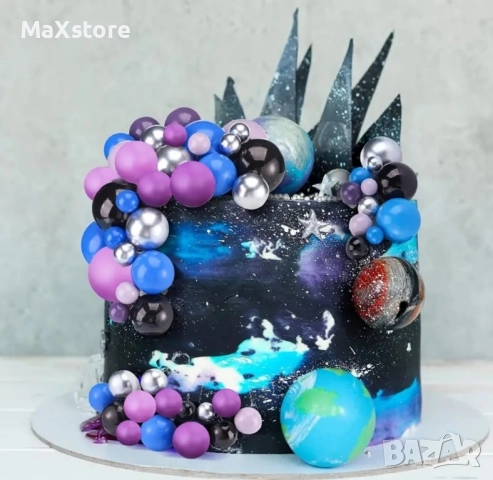 108 броя топчета на тел от стиропор за декорация на торта , снимка 3 - Други - 51951168