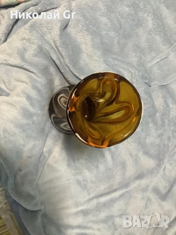 Ваза за цветя стъкло комбинирано височина 29 см , снимка 3 - Декорация за дома - 52027618