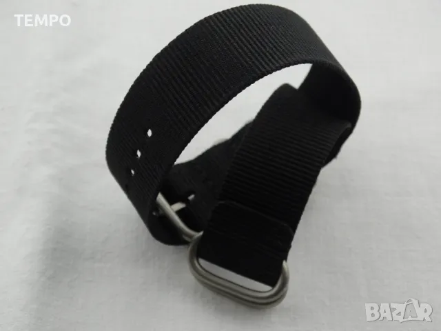 КАИШКА ZULU ЧЕРНА- 22мм + ПОДАРЪК, снимка 13 - Каишки за часовници - 44479479