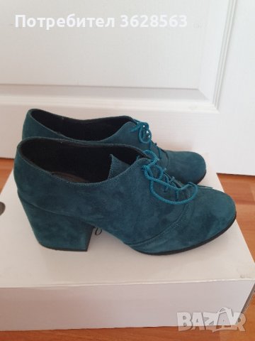 Зелени дамски обувки на ток GABINA, снимка 2 - Дамски обувки на ток - 42934963