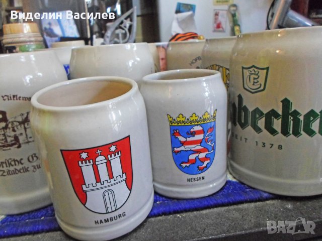 Колекция от немски халби за бира, снимка 2 - Колекции - 36687681