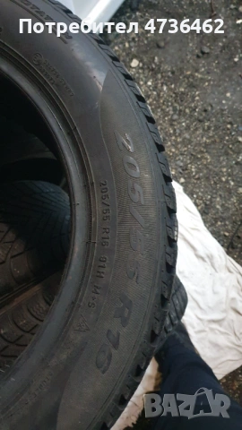 Зимни гуми 205/55/16 PIRELLI, снимка 4 - Гуми и джанти - 53459742