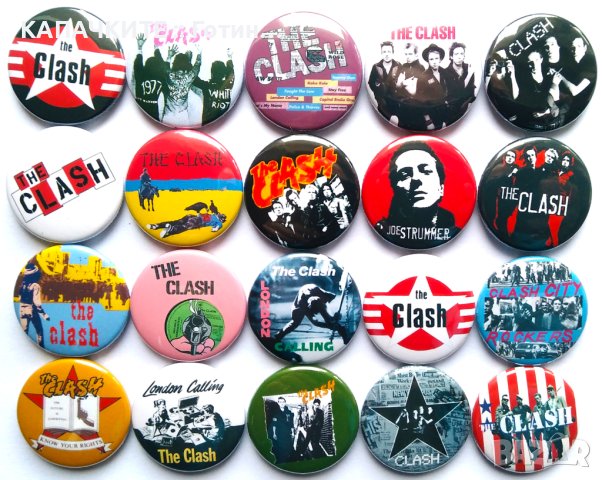 Значки на The Clash