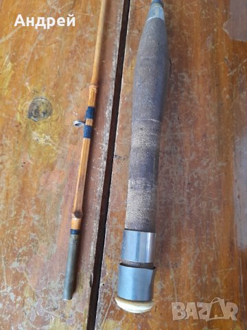 Стара бамбукова въдица #4, снимка 3 - Други ценни предмети - 43399249