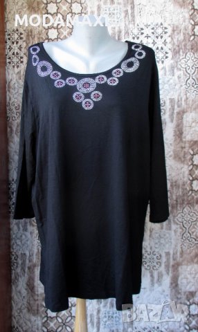 3XL/4XL Нова черна блуза  M. Collection , снимка 1
