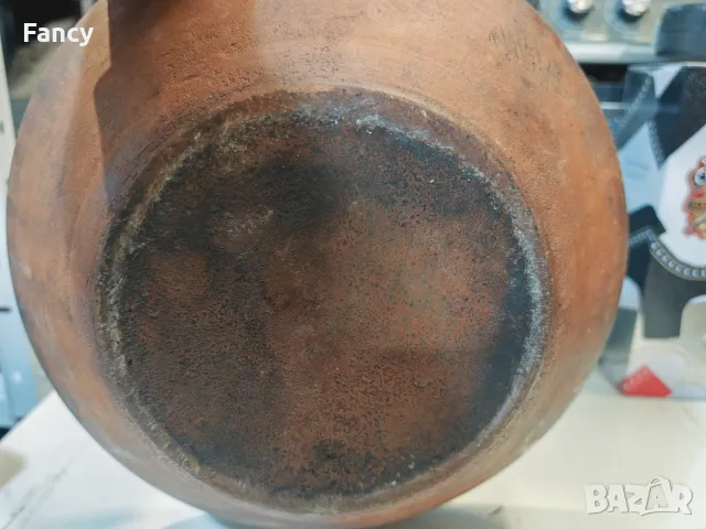 Стара керамична купа с печат 30/11 см, снимка 6 - Антикварни и старинни предмети - 47720376