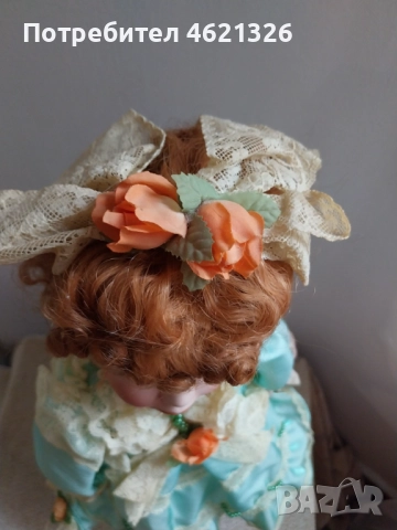 Порцеланова кукла Рона Leonardo колекционерско издание, снимка 9 - Декорация за дома - 52056431