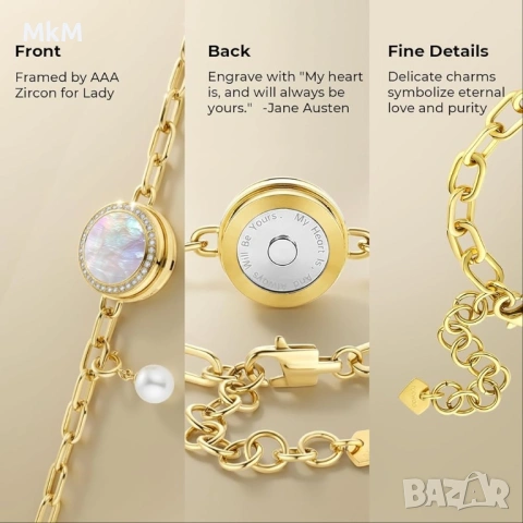 TOTWOO Sun&Moon Комплект гривни за влюбени !!!, снимка 4 - Гривни - 53148858