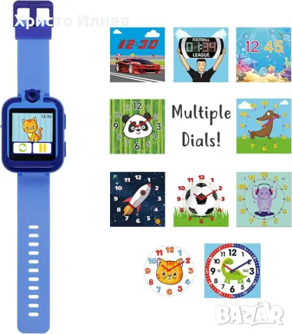 Комплект интерактивен часовник и слушалки за момче, снимка 4 - Детски - 47935725