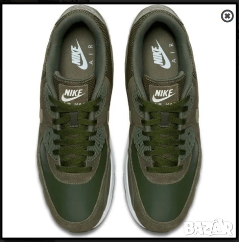  МАРАТОНКИ NIKE Air Max 90 Ultra 2.0 Leather 'Cargo Khaki  номер 39,5-40, снимка 5 - Маратонки - 50570845