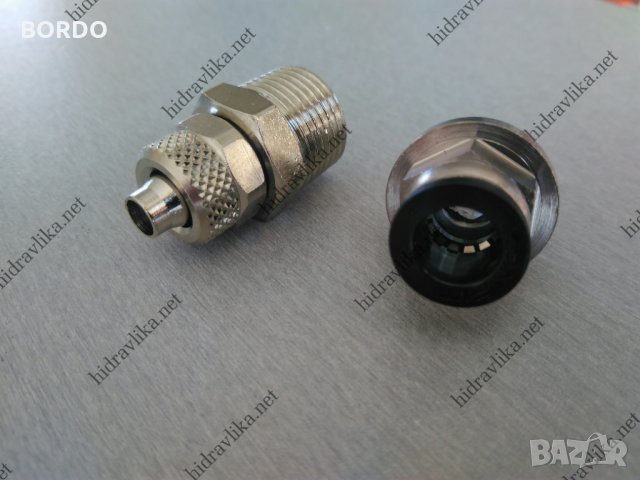 Бързи връзки за шлаух G3/8-Ф8, снимка 2 - Резервни части за машини - 33587444