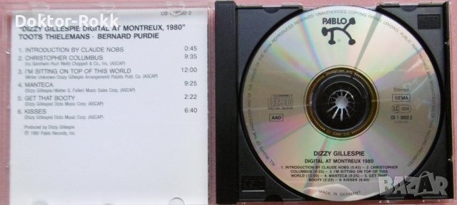 Dizzy Gillespie – Digital At Montreux, 1980 (1996, CD), снимка 3 - CD дискове - 43148311