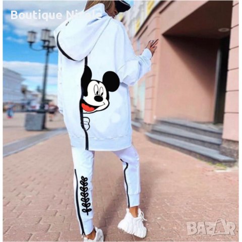 Дамски комплект Bella Mickey в бяло , снимка 1 - Комплекти - 37601484
